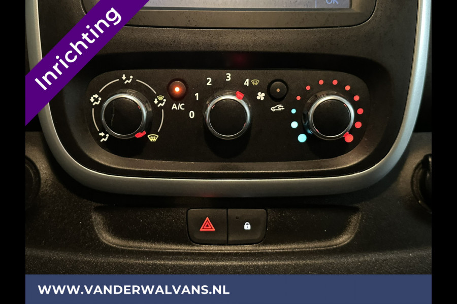 Renault Trafic 1.6 dCi L1H1 inrichting Euro6 Airco | Imperiaal | Trekhaak | Navigatie | Cruisecontrol | LED Parkeersensoren, Bijrijdersbank