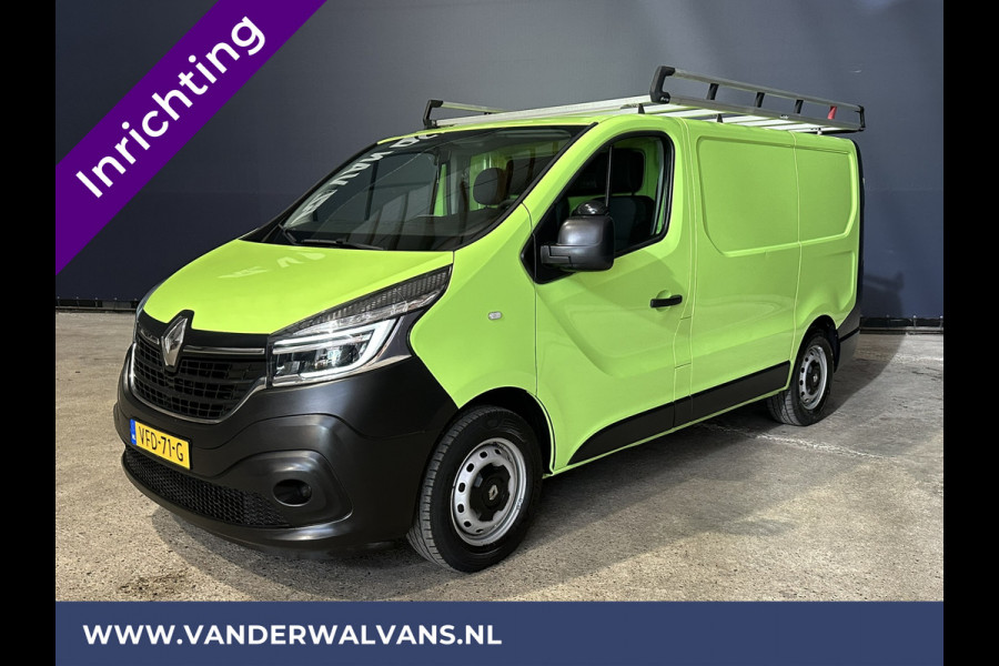 Renault Trafic 1.6 dCi L1H1 inrichting Euro6 Airco | Imperiaal | Trekhaak | Navigatie | Cruisecontrol | LED Parkeersensoren, Bijrijdersbank