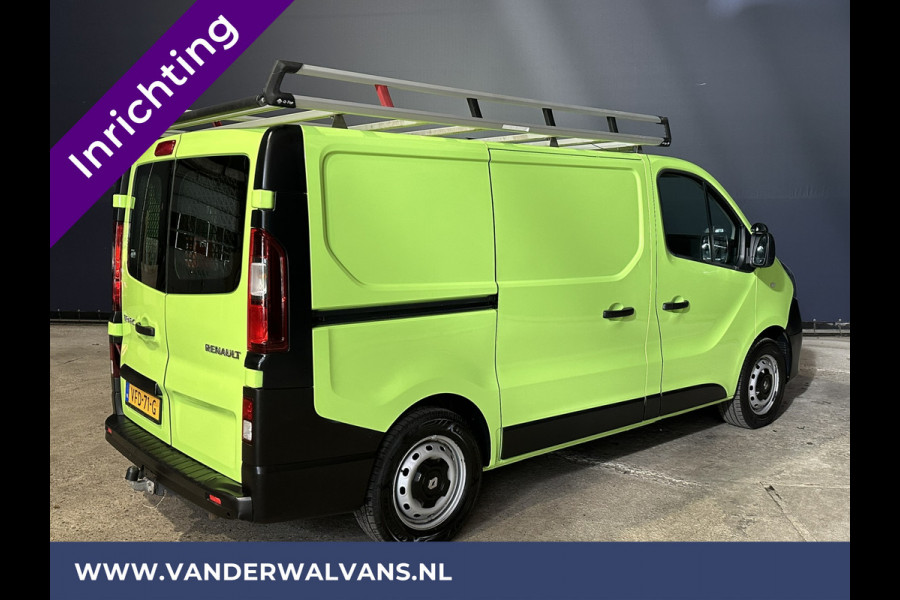 Renault Trafic 1.6 dCi L1H1 inrichting Euro6 Airco | Imperiaal | Trekhaak | Navigatie | Cruisecontrol | LED Parkeersensoren, Bijrijdersbank