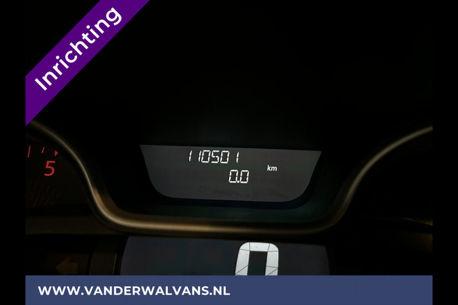 Renault Trafic 1.6 dCi L1H1 inrichting Euro6 Airco | Imperiaal | Trekhaak | Navigatie | Cruisecontrol | LED Parkeersensoren, Bijrijdersbank