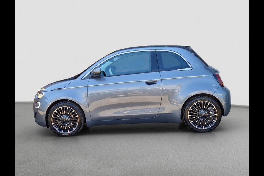 Fiat 500C La Prima 42 kWh | BSD | Clima | Navi | Camera | PDC | Stoelverwarming | Key-Less |