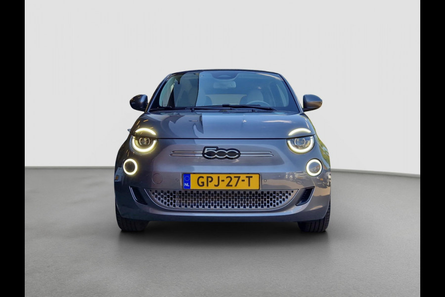 Fiat 500C La Prima 42 kWh | BSD | Clima | Navi | Camera | PDC | Stoelverwarming | Key-Less |