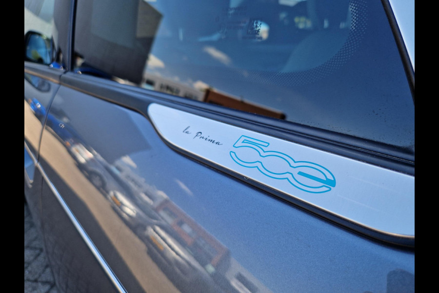Fiat 500C La Prima 42 kWh | BSD | Clima | Navi | Camera | PDC | Stoelverwarming | Key-Less |