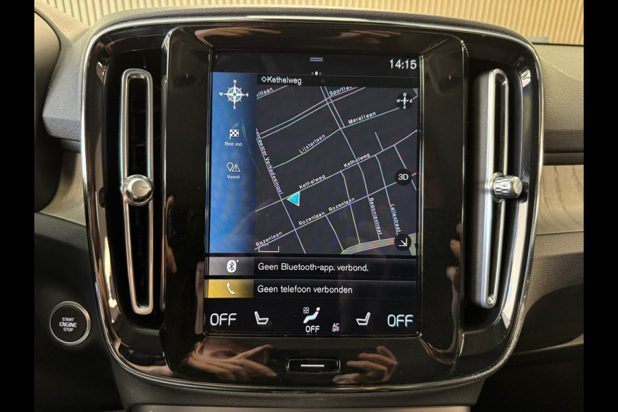 Volvo XC40 1.5 T5 Recharge Business Pro AUT. LEDER NAVIGATIE CAMERA APPLE CARPLAY LANE ASSIST MEMORY STOELVERWARMING AIRCO CRUISE