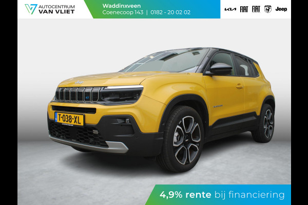 Jeep Avenger 1st Edition 54 kWh | Adapt. Cruise | 18" | Navi | Stoelverwarming | Camera | Bicolore |