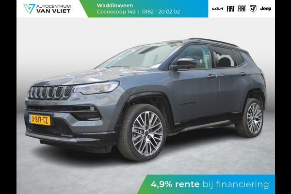 Jeep Compass 4xe 240 Plug-in Hybrid Electric Summit | Schuif/Kanteldak | Leder | Winter Pack | 19" | Apple Carplay