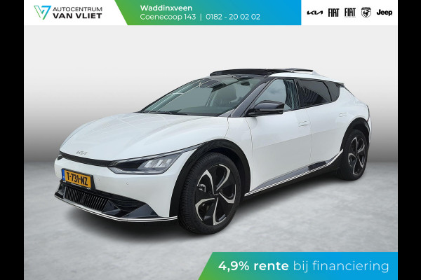 Kia Ev6 Plus Advanced 77.4 kWh | Schuif-/kanteldak | Navi | Clima | Adapt. Cruise | Carplay | 20'' LM | Stoelverwarming en Verkoeling