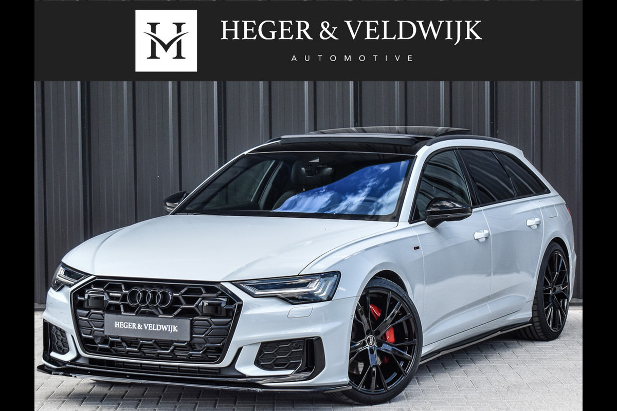 Audi A6 Avant 55 TFSI e quattro S edition Competition PANORAMADAK | ADAPTIEVE CRUISE CONTROL | 5 JR GARANTIE | HEAD UP | 360 CAMERA | B& Audi A6 Avant 55 TFSI e quattro S edition Competition PANORAMADAK | ADAPTIEVE CRUISE CONTROL | 5 JR GARANTIE | HEAD UP | 360 CAMERA | B&