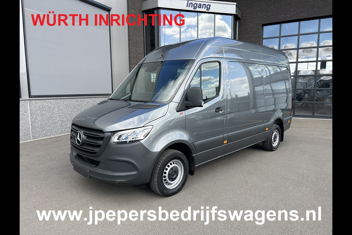 Mercedes-Benz Sprinter 317 CDI L2 H2 LED / MBUX / WÜRTH Inrichting / Stand kachel / Trekhaak / Camera / Navigatie / Airco / Cruise control Mercedes-Benz Sprinter 317 CDI L2 H2 LED / MBUX / WÜRTH Inrichting / Stand kachel / Trekhaak / Camera / Navigatie / Airco / Cruise control