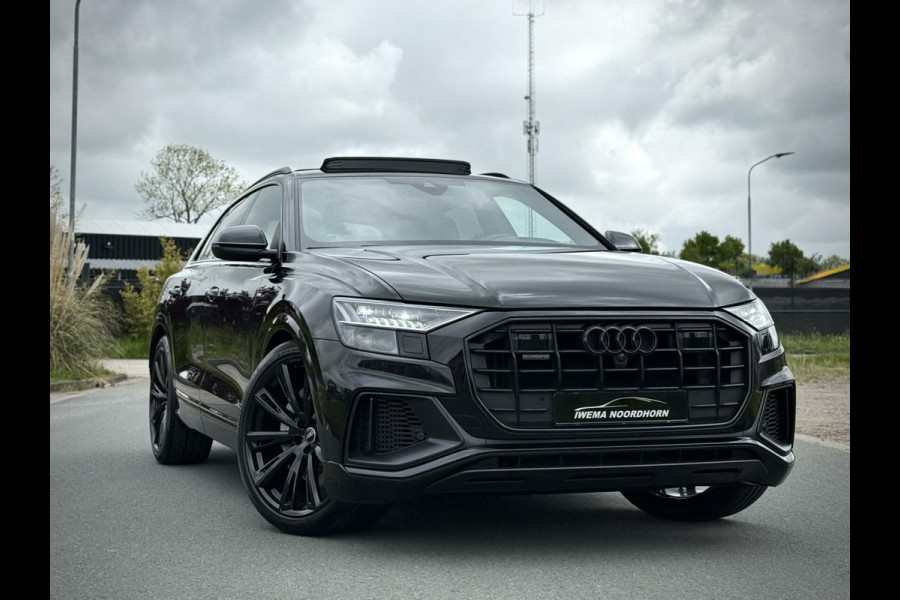 Audi Q8 55 TFSI e quattro S-Line Panoramadak|B&O|Keyless|Head-Up|Camera 360°|Matrix