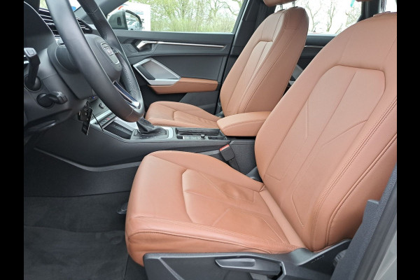 Audi Q3 45 TFSI e ** VIRTUAL, BRUIN LEDER, PANORAMA, APPLE, 18-inch LMV, ALLWETTER BND  ** 1e EIG - UNFALLFREI ** ** INFORMEER OOK NAAR ONZE AANTREKKELIJKE FINANCIAL-LEASE TARIEVEN **