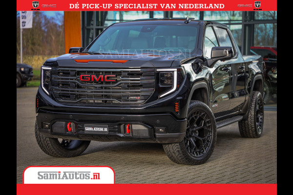 GMC Sierra AT4 6.2 V8 | Prijs Compleet met Garantie en Lpg en Rijklaarmaak kosten | Dubbele Cabine met Royale 5 Zitplaatsen | BPM vrij | Nu Leverbaar uit Voorraad | Voorraad Nr 2240 -  8364 |