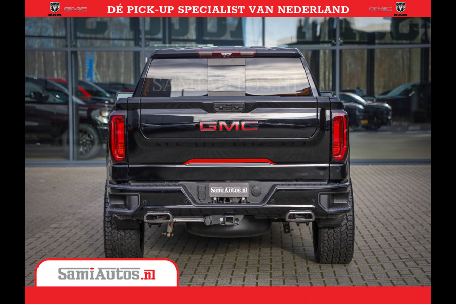 GMC Sierra AT4 6.2 V8 | Prijs Compleet met Garantie en Lpg en Rijklaarmaak kosten | Dubbele Cabine met Royale 5 Zitplaatsen | BPM vrij | Nu Leverbaar uit Voorraad | Voorraad Nr 2240 -  8364 |