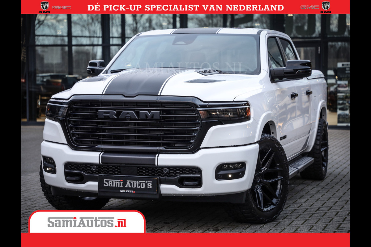 Dodge Ram Laramie Night | Face Lift | 420Pk 636 Nn | Extra Groot Scherm + Passagiers Scherm | Comfortabele Dubbele Cabine met Royale 5 Zitplaatsen | Nu Leverbaar uit Voorraad | Voorraad Nr 2223 - 5047 Dodge Ram Laramie Night | Face Lift | 420Pk 636 Nn | Extra Groot Scherm + Passagiers Scherm | Comfortabele Dubbele Cabine met Royale 5 Zitplaatsen | Nu Leverbaar uit Voorraad | Voorraad Nr 2223 - 5047