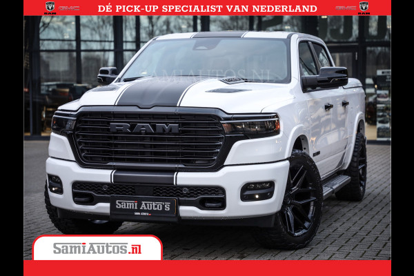 Dodge Ram Laramie Night | Face Lift | 420Pk 636 Nn | Extra Groot Scherm + Passagiers Scherm | Comfortabele Dubbele Cabine met Royale 5 Zitplaatsen | Nu Leverbaar uit Voorraad | Voorraad Nr 2223 - 5047