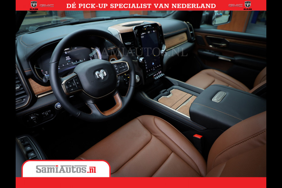 Dodge Ram 1500 LongHorn | 5.7 V8 Black Ops | Speciale Editie Bruin Leder | De Luxe van een Limited | Comfortabele Dubbele Cabine met Royale 5 Zitplaatsen | BPM vrij | Nu Leverbaar uit Voorraad | Voorraad Nr 2204 - 9644