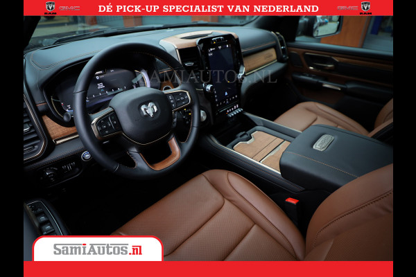 Dodge Ram 1500 LongHorn | 5.7 V8 Black Ops | Speciale Editie Bruin Leder | De Luxe van een Limited | Comfortabele Dubbele Cabine met Royale 5 Zitplaatsen | BPM vrij | Nu Leverbaar uit Voorraad | Voorraad Nr 2204 - 9644