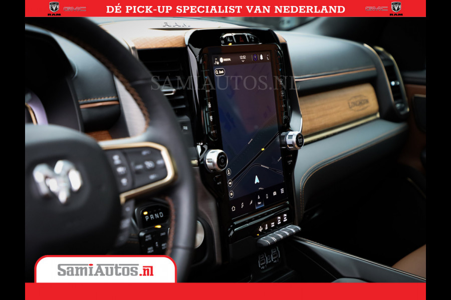 Dodge Ram 1500 LongHorn | 5.7 V8 Black Ops | Speciale Editie Bruin Leder | De Luxe van een Limited | Comfortabele Dubbele Cabine met Royale 5 Zitplaatsen | BPM vrij | Nu Leverbaar uit Voorraad | Voorraad Nr 2204 - 9644