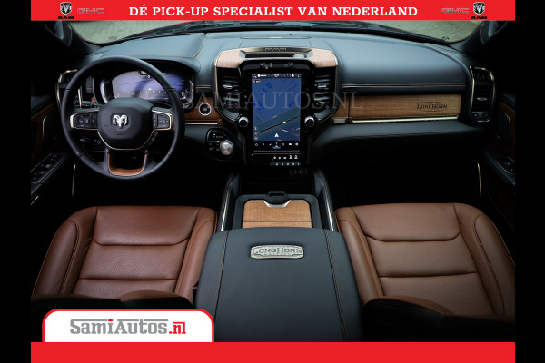 Dodge Ram 1500 LongHorn | 5.7 V8 Black Ops | Speciale Editie Bruin Leder | De Luxe van een Limited | Comfortabele Dubbele Cabine met Royale 5 Zitplaatsen | BPM vrij | Nu Leverbaar uit Voorraad | Voorraad Nr 2204 - 9644