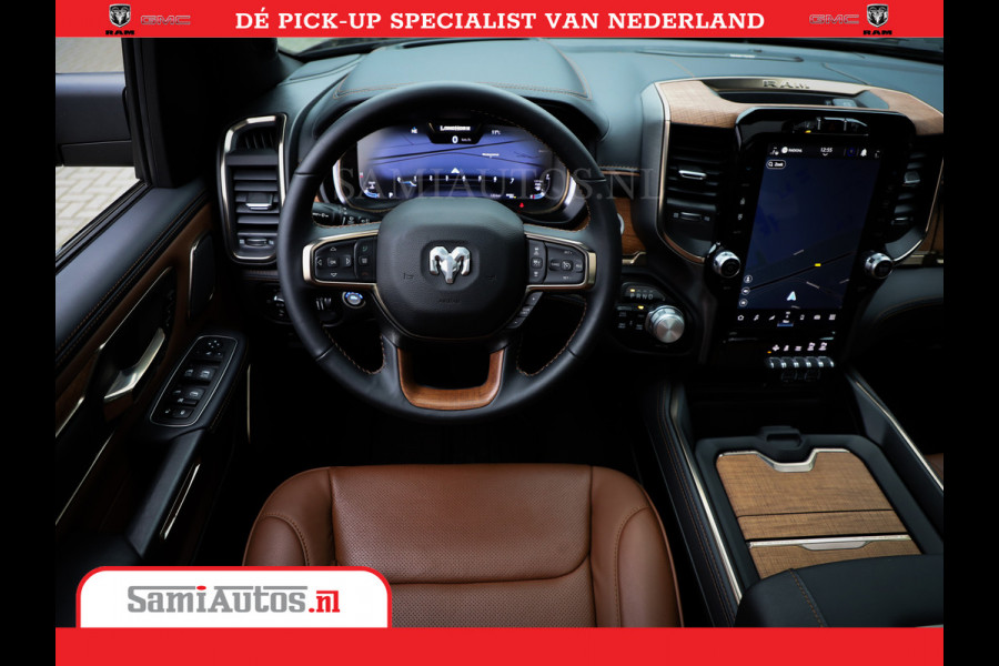 Dodge Ram 1500 LongHorn | 5.7 V8 Black Ops | Speciale Editie Bruin Leder | De Luxe van een Limited | Comfortabele Dubbele Cabine met Royale 5 Zitplaatsen | BPM vrij | Nu Leverbaar uit Voorraad | Voorraad Nr 2204 - 9644