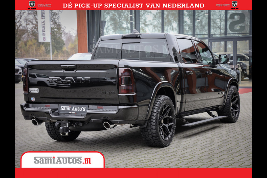 Dodge Ram 1500 LongHorn | 5.7 V8 Black Ops | Speciale Editie Bruin Leder | De Luxe van een Limited | Comfortabele Dubbele Cabine met Royale 5 Zitplaatsen | BPM vrij | Nu Leverbaar uit Voorraad | Voorraad Nr 2204 - 9644