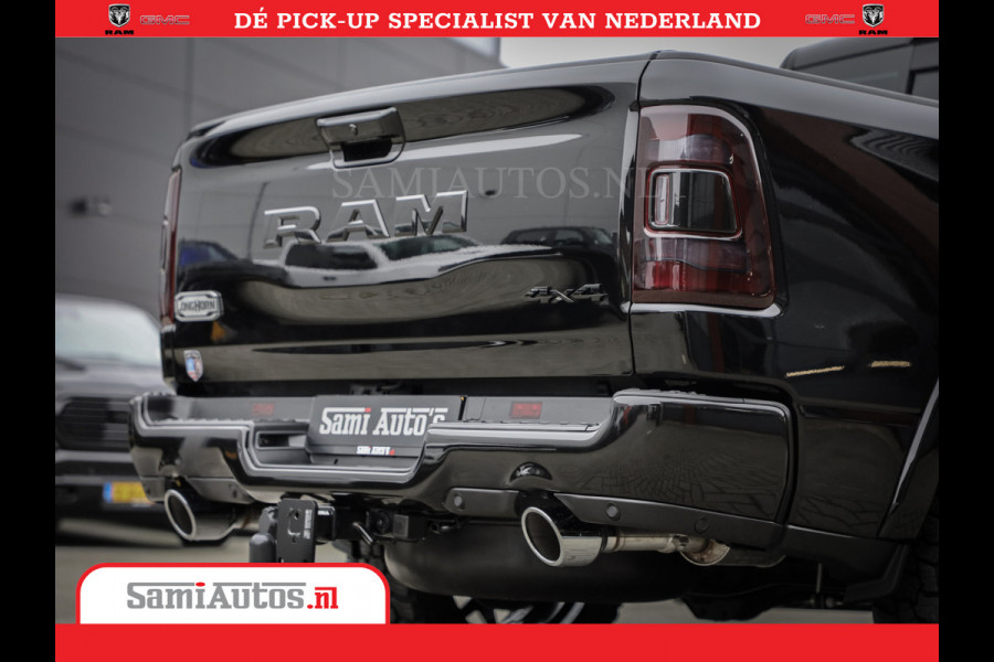 Dodge Ram 1500 LongHorn | 5.7 V8 Black Ops | Speciale Editie Bruin Leder | De Luxe van een Limited | Comfortabele Dubbele Cabine met Royale 5 Zitplaatsen | BPM vrij | Nu Leverbaar uit Voorraad | Voorraad Nr 2204 - 9644