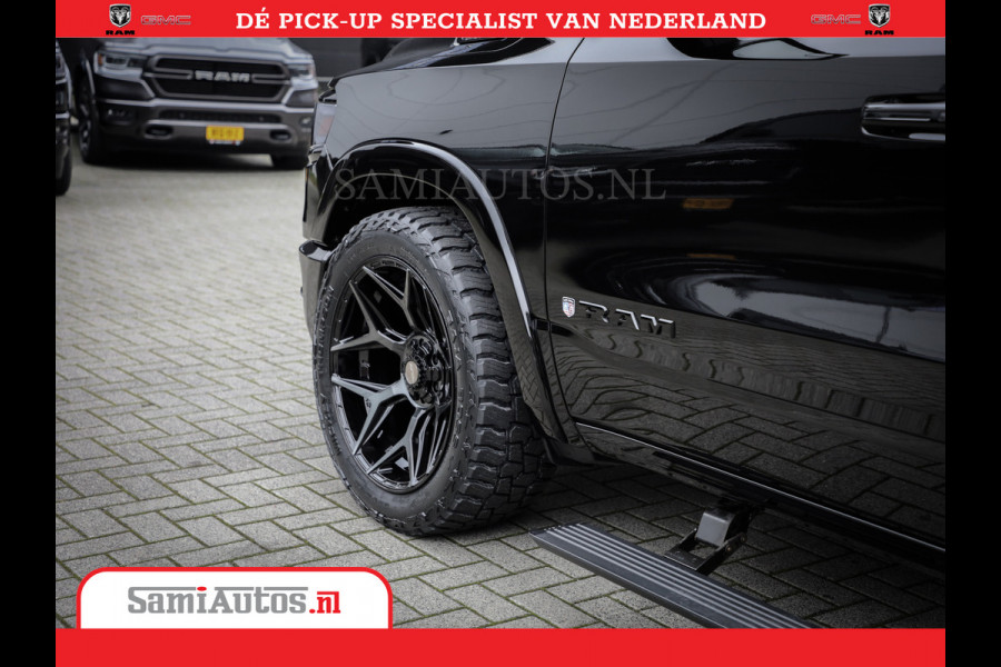 Dodge Ram 1500 LongHorn | 5.7 V8 Black Ops | Speciale Editie Bruin Leder | De Luxe van een Limited | Comfortabele Dubbele Cabine met Royale 5 Zitplaatsen | BPM vrij | Nu Leverbaar uit Voorraad | Voorraad Nr 2204 - 9644