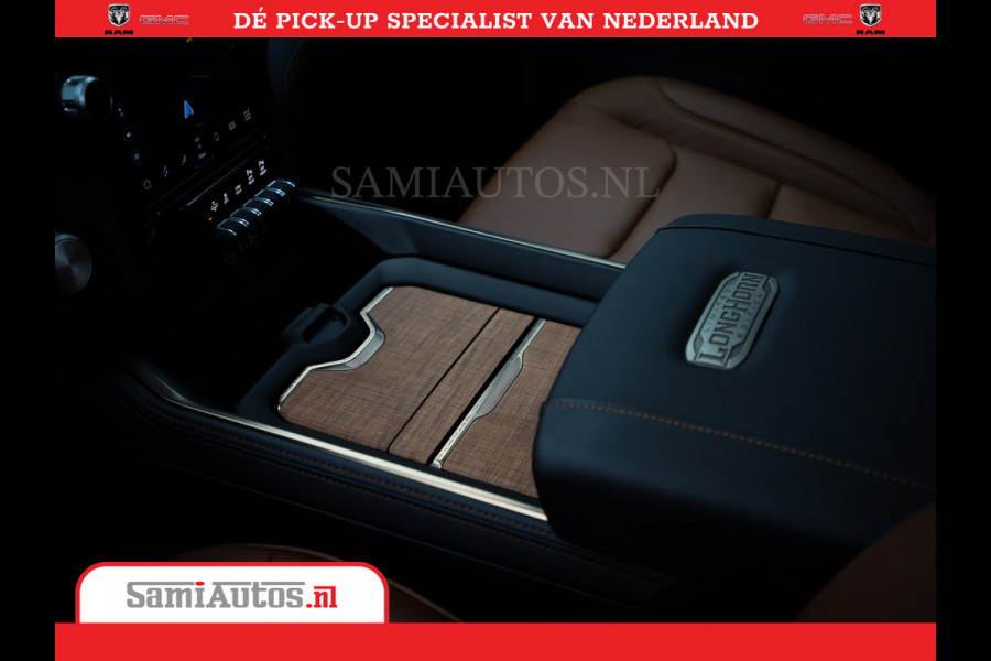 Dodge Ram 1500 LongHorn | 5.7 V8 Black Ops | Speciale Editie Bruin Leder | De Luxe van een Limited | Comfortabele Dubbele Cabine met Royale 5 Zitplaatsen | BPM vrij | Nu Leverbaar uit Voorraad | Voorraad Nr 2204 - 9644