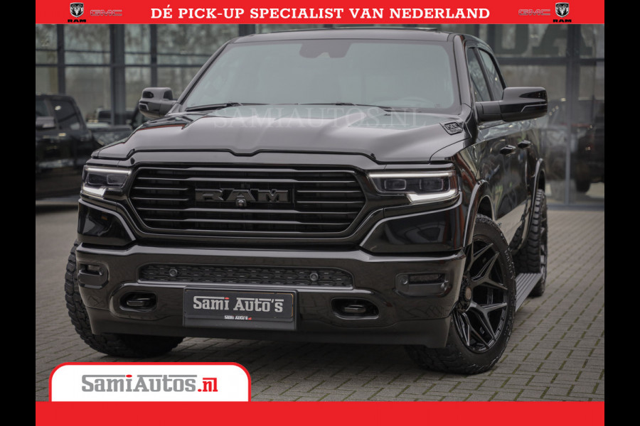 Dodge Ram 1500 LongHorn | 5.7 V8 Black Ops | Speciale Editie Bruin Leder | De Luxe van een Limited | Comfortabele Dubbele Cabine met Royale 5 Zitplaatsen | BPM vrij | Nu Leverbaar uit Voorraad | Voorraad Nr 2204 - 9644