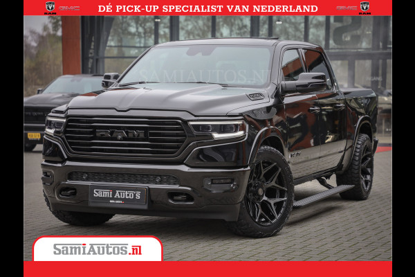 Dodge Ram 1500 LongHorn | 5.7 V8 Black Ops | Speciale Editie Bruin Leder | De Luxe van een Limited | Comfortabele Dubbele Cabine met Royale 5 Zitplaatsen | BPM vrij | Nu Leverbaar uit Voorraad | Voorraad Nr 2204 - 9644