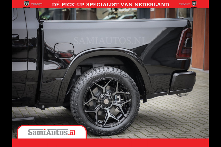 Dodge Ram 1500 LongHorn | 5.7 V8 Black Ops | Speciale Editie Bruin Leder | De Luxe van een Limited | Comfortabele Dubbele Cabine met Royale 5 Zitplaatsen | BPM vrij | Nu Leverbaar uit Voorraad | Voorraad Nr 2204 - 9644