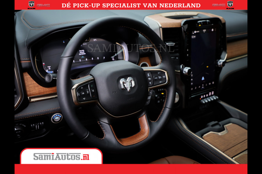 Dodge Ram 1500 LongHorn | 5.7 V8 Black Ops | Speciale Editie Bruin Leder | De Luxe van een Limited | Comfortabele Dubbele Cabine met Royale 5 Zitplaatsen | BPM vrij | Nu Leverbaar uit Voorraad | Voorraad Nr 2204 - 9644