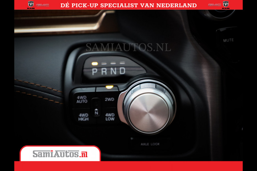Dodge Ram 1500 LongHorn | 5.7 V8 Black Ops | Speciale Editie Bruin Leder | De Luxe van een Limited | Comfortabele Dubbele Cabine met Royale 5 Zitplaatsen | BPM vrij | Nu Leverbaar uit Voorraad | Voorraad Nr 2204 - 9644