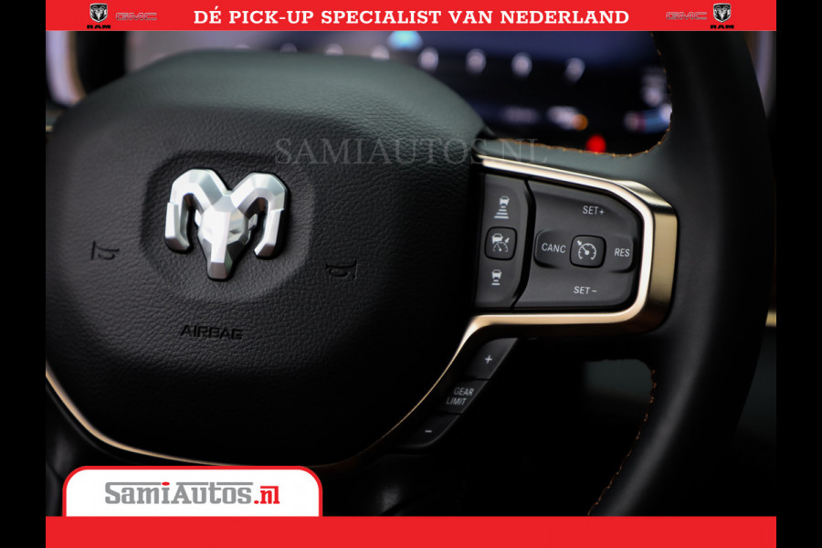 Dodge Ram 1500 LongHorn | 5.7 V8 Black Ops | Speciale Editie Bruin Leder | De Luxe van een Limited | Comfortabele Dubbele Cabine met Royale 5 Zitplaatsen | BPM vrij | Nu Leverbaar uit Voorraad | Voorraad Nr 2204 - 9644