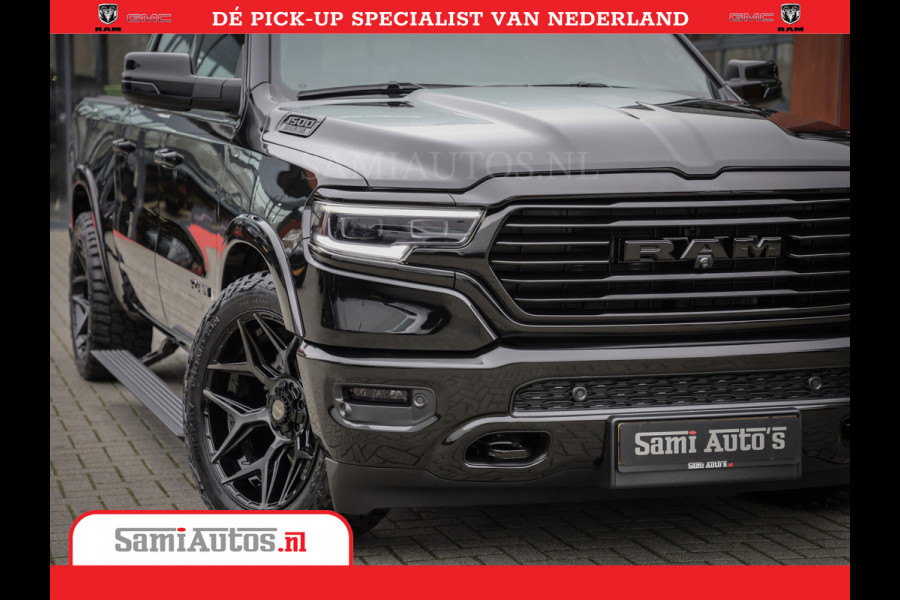 Dodge Ram 1500 LongHorn | 5.7 V8 Black Ops | Speciale Editie Bruin Leder | De Luxe van een Limited | Comfortabele Dubbele Cabine met Royale 5 Zitplaatsen | BPM vrij | Nu Leverbaar uit Voorraad | Voorraad Nr 2204 - 9644