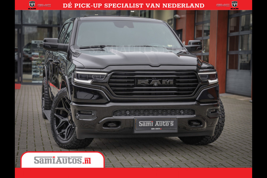 Dodge Ram 1500 LongHorn | 5.7 V8 Black Ops | Speciale Editie Bruin Leder | De Luxe van een Limited | Comfortabele Dubbele Cabine met Royale 5 Zitplaatsen | BPM vrij | Nu Leverbaar uit Voorraad | Voorraad Nr 2204 - 9644