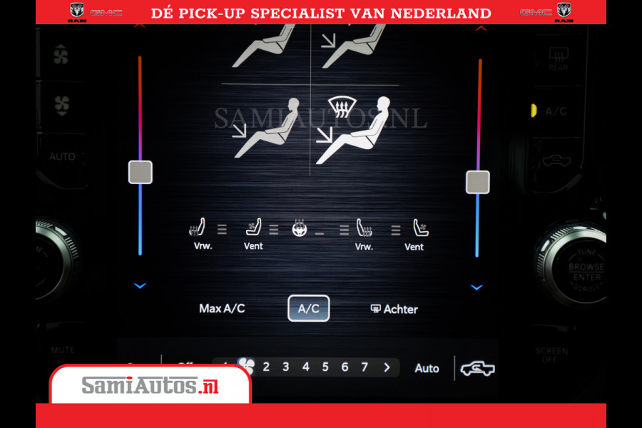 Dodge Ram 1500 LongHorn | 5.7 V8 Black Ops | Speciale Editie Bruin Leder | De Luxe van een Limited | Comfortabele Dubbele Cabine met Royale 5 Zitplaatsen | BPM vrij | Nu Leverbaar uit Voorraad | Voorraad Nr 2204 - 9644
