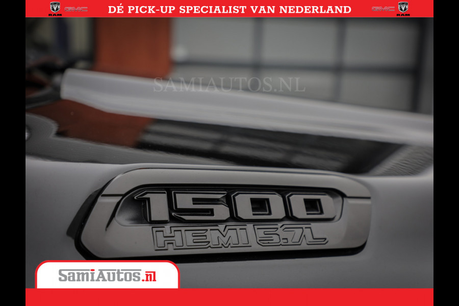 Dodge Ram 1500 LongHorn | 5.7 V8 Black Ops | Speciale Editie Bruin Leder | De Luxe van een Limited | Comfortabele Dubbele Cabine met Royale 5 Zitplaatsen | BPM vrij | Nu Leverbaar uit Voorraad | Voorraad Nr 2204 - 9644