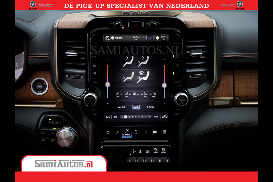 Dodge Ram 1500 LongHorn | 5.7 V8 Black Ops | Speciale Editie Bruin Leder | De Luxe van een Limited | Comfortabele Dubbele Cabine met Royale 5 Zitplaatsen | BPM vrij | Nu Leverbaar uit Voorraad | Voorraad Nr 2204 - 9644