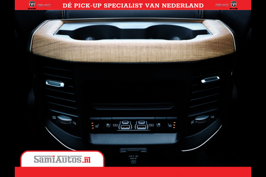 Dodge Ram 1500 LongHorn | 5.7 V8 Black Ops | Speciale Editie Bruin Leder | De Luxe van een Limited | Comfortabele Dubbele Cabine met Royale 5 Zitplaatsen | BPM vrij | Nu Leverbaar uit Voorraad | Voorraad Nr 2204 - 9644