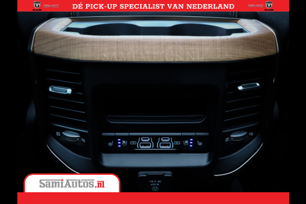 Dodge Ram 1500 LongHorn | 5.7 V8 Black Ops | Speciale Editie Bruin Leder | De Luxe van een Limited | Comfortabele Dubbele Cabine met Royale 5 Zitplaatsen | BPM vrij | Nu Leverbaar uit Voorraad | Voorraad Nr 2204 - 9644