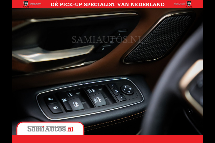 Dodge Ram 1500 LongHorn | 5.7 V8 Black Ops | Speciale Editie Bruin Leder | De Luxe van een Limited | Comfortabele Dubbele Cabine met Royale 5 Zitplaatsen | BPM vrij | Nu Leverbaar uit Voorraad | Voorraad Nr 2204 - 9644