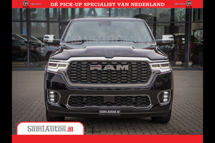 Dodge Ram 1500 Tungsten | De Meest Luxe Pick-Up op de Markt | 540 Pk 706 Nm | Exclusieve en Kracht | Comfortabele Dubbele Cabine met Royale 5 Zitplaatsen | BPM vrij | Nu Leverbaar uit Voorraad | Voorraad Nr 2366 - 8602