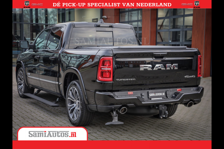 Dodge Ram 1500 Tungsten | De Meest Luxe Pick-Up op de Markt | 540 Pk 706 Nm | Exclusieve en Kracht | Comfortabele Dubbele Cabine met Royale 5 Zitplaatsen | BPM vrij | Nu Leverbaar uit Voorraad | Voorraad Nr 2366 - 8602