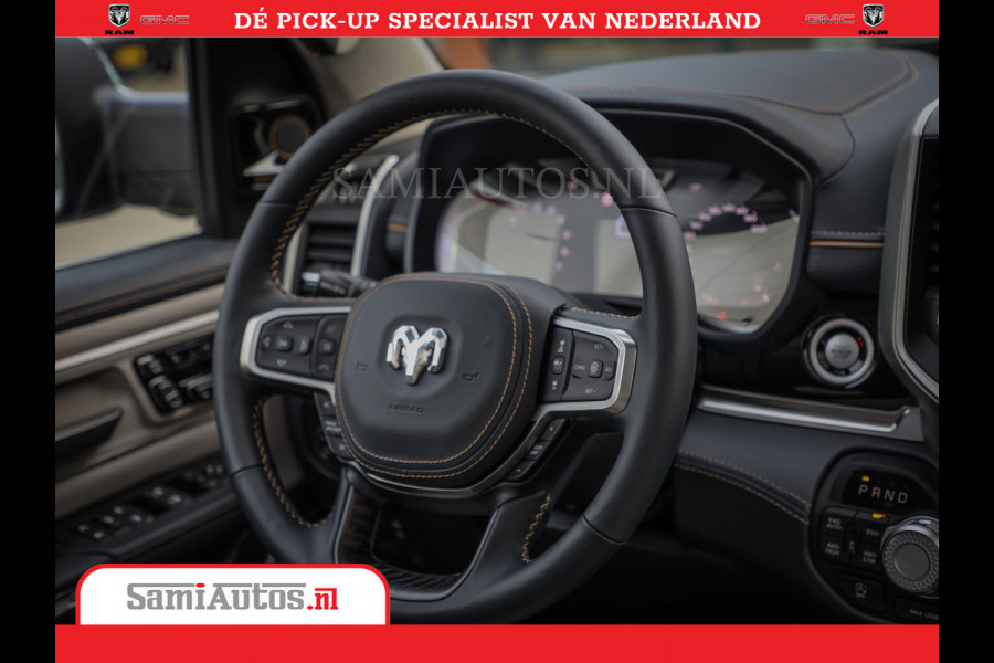 Dodge Ram 1500 Tungsten | De Meest Luxe Pick-Up op de Markt | 540 Pk 706 Nm | Exclusieve en Kracht | Comfortabele Dubbele Cabine met Royale 5 Zitplaatsen | BPM vrij | Nu Leverbaar uit Voorraad | Voorraad Nr 2366 - 8602