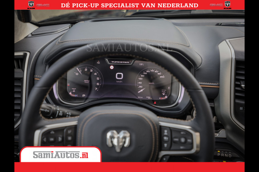 Dodge Ram 1500 Tungsten | De Meest Luxe Pick-Up op de Markt | 540 Pk 706 Nm | Exclusieve en Kracht | Comfortabele Dubbele Cabine met Royale 5 Zitplaatsen | BPM vrij | Nu Leverbaar uit Voorraad | Voorraad Nr 2366 - 8602