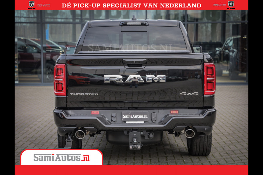 Dodge Ram 1500 Tungsten | De Meest Luxe Pick-Up op de Markt | 540 Pk 706 Nm | Exclusieve en Kracht | Comfortabele Dubbele Cabine met Royale 5 Zitplaatsen | BPM vrij | Nu Leverbaar uit Voorraad | Voorraad Nr 2366 - 8602