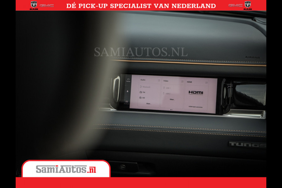 Dodge Ram 1500 Tungsten | De Meest Luxe Pick-Up op de Markt | 540 Pk 706 Nm | Exclusieve en Kracht | Comfortabele Dubbele Cabine met Royale 5 Zitplaatsen | BPM vrij | Nu Leverbaar uit Voorraad | Voorraad Nr 2366 - 8602