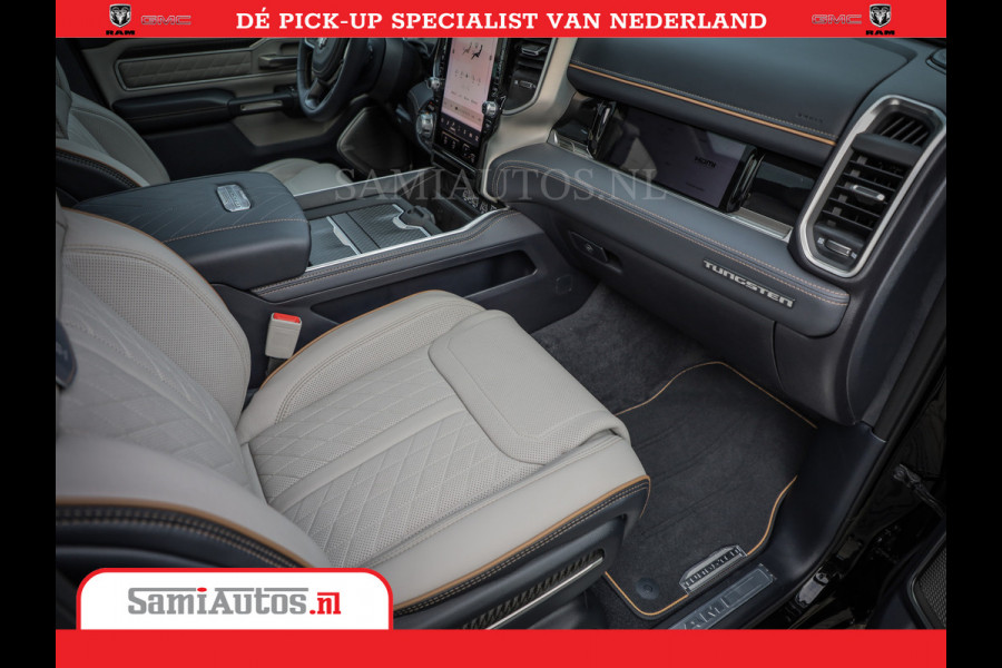 Dodge Ram 1500 Tungsten | De Meest Luxe Pick-Up op de Markt | 540 Pk 706 Nm | Exclusieve en Kracht | Comfortabele Dubbele Cabine met Royale 5 Zitplaatsen | BPM vrij | Nu Leverbaar uit Voorraad | Voorraad Nr 2366 - 8602