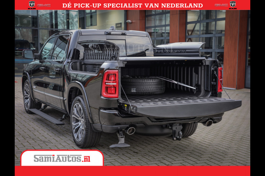 Dodge Ram 1500 Tungsten | De Meest Luxe Pick-Up op de Markt | 540 Pk 706 Nm | Exclusieve en Kracht | Comfortabele Dubbele Cabine met Royale 5 Zitplaatsen | BPM vrij | Nu Leverbaar uit Voorraad | Voorraad Nr 2366 - 8602